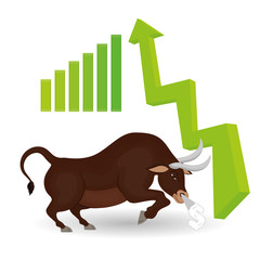 Profit design, money and finance concept