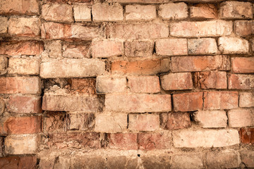 Old brick wall as background