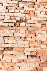 Old brick wall as background