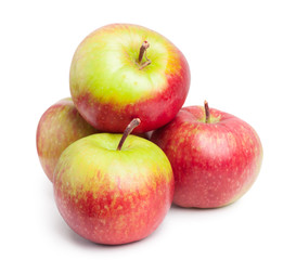 Red and green apples