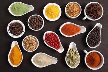 Spices and herbs.