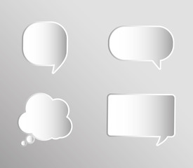 Flat illustration about bubble design 