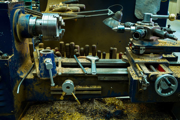 Obraz premium Woodworking machine.