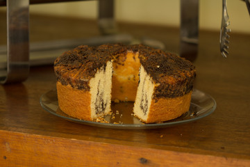 Bolo de Chocolate
Este tipo de bolo é muito comum nas mesas de café da manhã no Brasil.