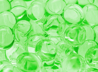 background, green transparent  balls