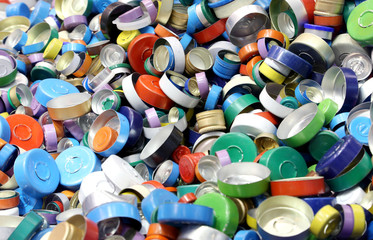 Colored lids for medication