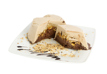 Gelato alla nocciola e cioccolato