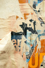 Fototapeta premium Old posters grunge textures and backgrounds
