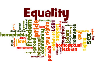 Equality, word cloud concept 8