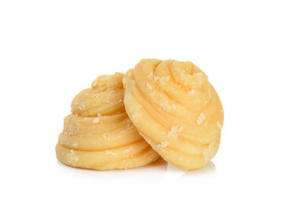 coconut sugar isolated on the white background