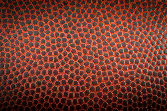Pattern of the texture of a american football ball