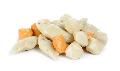 Fish ball isolated on the white background