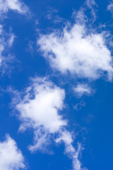 Clean sky and beautiful spring clouds. Taken at Stockholm City.