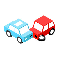 Obraz premium Car accident