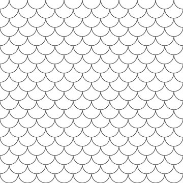 fish scales simple seamless pattern