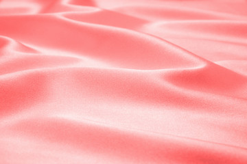 red satin or silk fabric as background