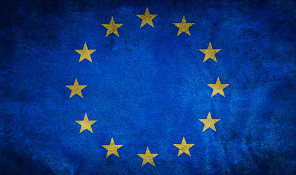 European grunge flag © nata777_7
