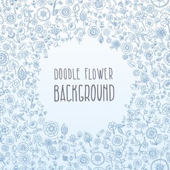 hand drawn floral background