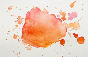 Water Color Background. Abstract art hand paint