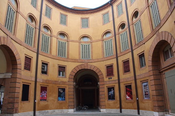 Fototapeta premium courtyard of the municipal theater of Ferrara