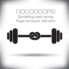 Unusual - 404 error - page not found graphic with space for text