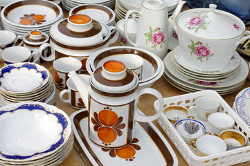 porcelain tableware retro © Vitezslav Halamka