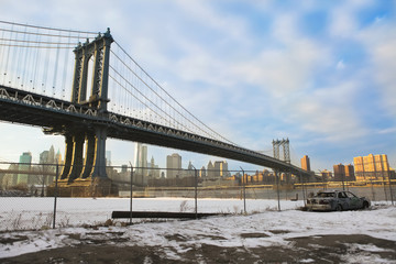 Pont de Manhattan à NEW YORK