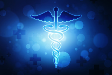 2d illustration Health care and medical logo 
