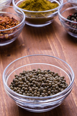 white peppercorn seeds