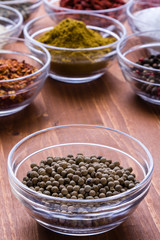 white peppercorn seeds