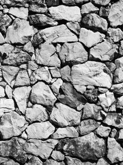 Old gray stone wall background