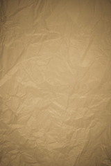 Crumpled paper recycling background.