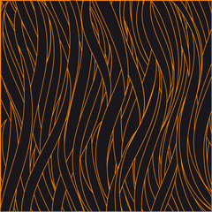 Vector illustration black-and-orange pattern