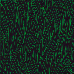 Vector illustration black-and-green pattern