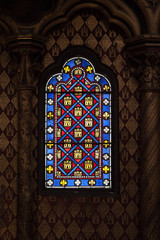 Vetrata di una chiesa.