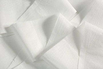 White toilet paper