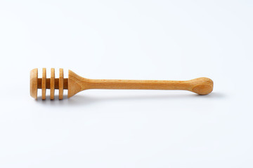 wooden honey dipper