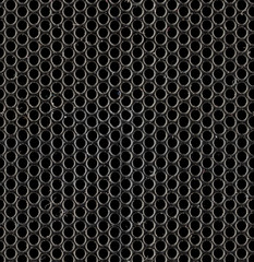 seamless tiled texture of Speaker grill texture / Metal speaker mesh / Black iron speaker grid texture. Industrial background / Blue Metallic Grid Background  