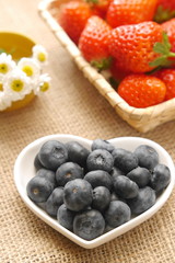 苺とブルーベリー