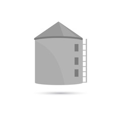 Color farm silo icon © LynxVector