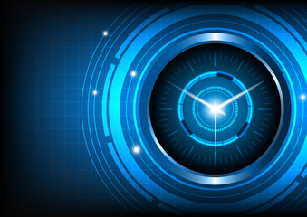 Technonlogy abstract and innovation time machine