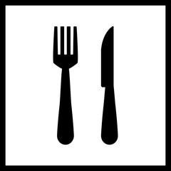 Dining icon sign isolated on a white background.Vector Dining pointer