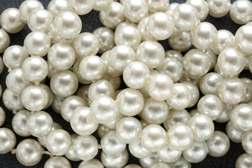 String of white pearl