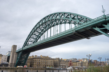 Tyne Bridge, Newcastle Upon Tyne.  Bridge spanning the River Tyne, between Gateshead and Newcastle.