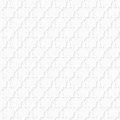 Naklejka premium Abstract geometric white background