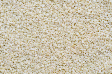 White sesame seed background