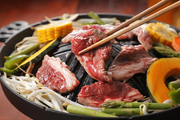 ジンギスカン　Japanese Style Mongolian Mutton Barbecue