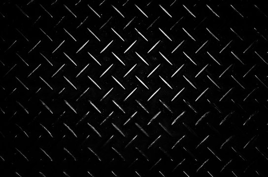 Black diamond steel plate dark tone background