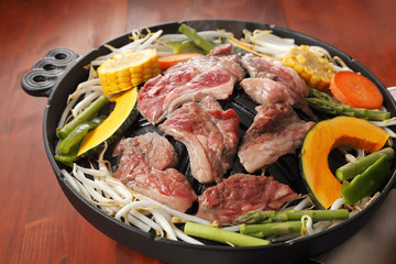 ジンギスカン　Japanese Style Mongolian Mutton Barbecue