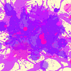 Pink and purple watercolor paint background